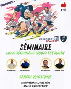 📢 3ᵉ Séminaire de la Ligue Régional Grand Est de Rugby à Reims